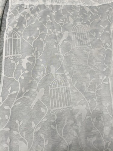 Pair net curtains bird cage - pair,