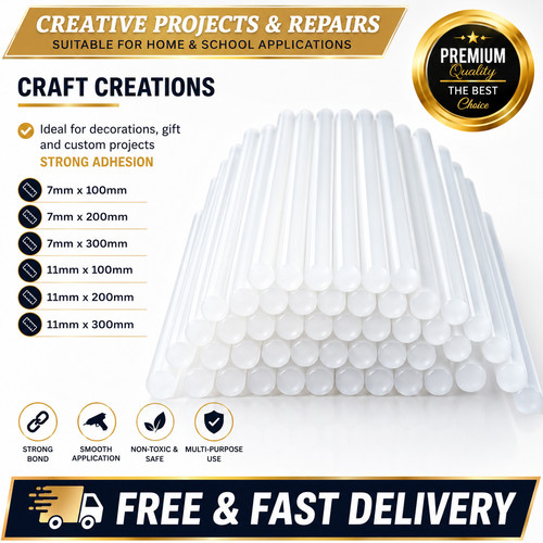 Hot melt glue gun sticks - hot,
