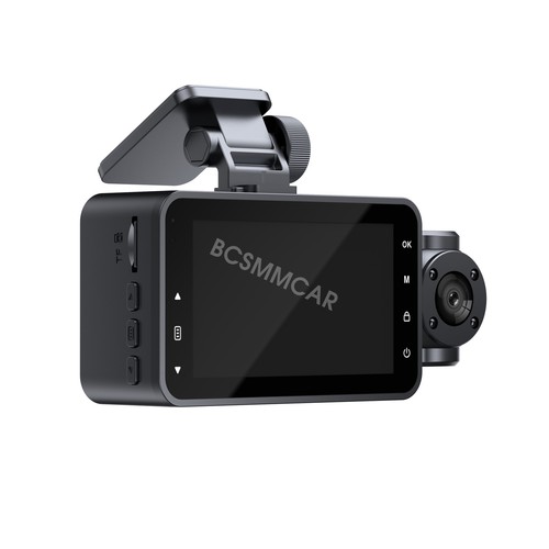 Three lens car dash cam - three,