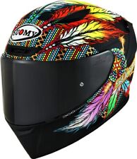 MOTORCYCLE HELMET FULL FACE RACING SUOMY TRACK-1 CHIEFTAIN MATT BLACK SIZE L