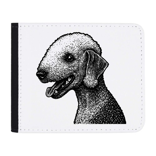 Bedlington terrier wallet - 'bedlington,