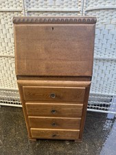 Antique Oak Bureau Writing
