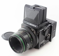 Bronica ETRS Medium format Camera + 120 Film Back + Waist level finder + 75mm...