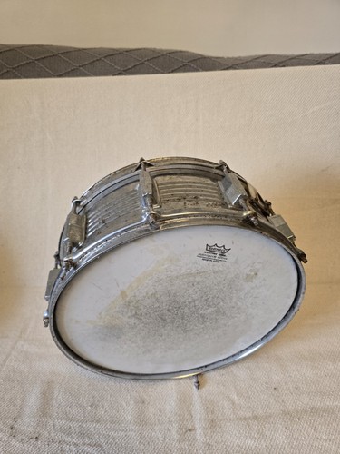 Vintage steel snare drum - steel,