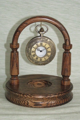 Large pocket watch - watch, stand