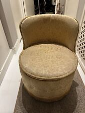 VINTAGE ORIGINAL SHERBOURNE 1940’s  BOUDOIR LADIES TUB CHAIR BEDROOM ETC