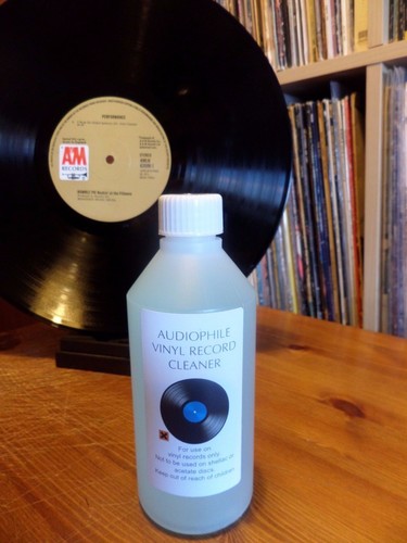 Vinyl record cleaning fluid - record,