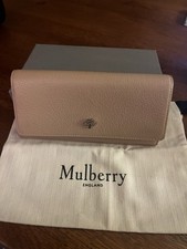 Mulberry Tree French Women's Leather Wallet. Beige Rose.  Original Great Cond.