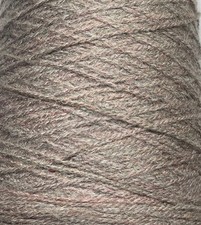 Job lot knitting yarn cone Acrylic & English Wool 4ply Taupe Mix 8413A