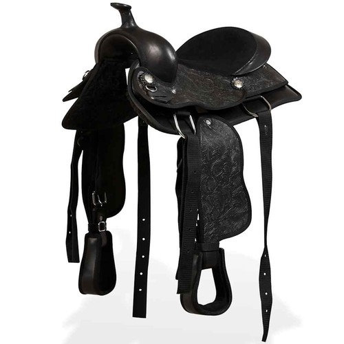 91356 vidaxl western saddle - 91356,