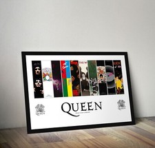 QUEEN Album Cover Poster - Professional Print - Wall Art Gift - Freddy Mercury