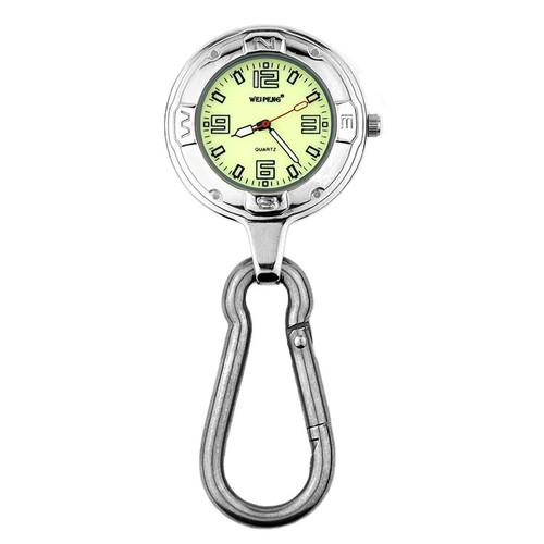 Silver clip carabiner - clip, on
