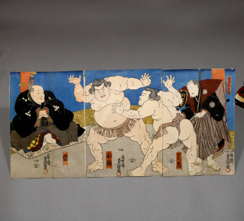 Ukiyo sumo wrestling - sumo,