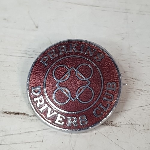 Perkins drivers club enamel - drivers,