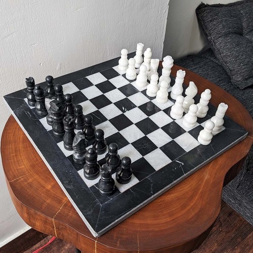 Handmade marble chess - handmade,