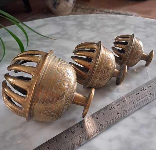 Vintage indian brass elephant - vintage,