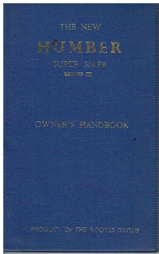 Humber super snipe series iii - humber,