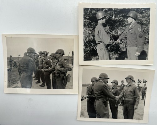 Wwii original press photos - 3x,