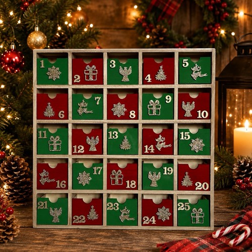 Wooden hand painted christmas - wooden,