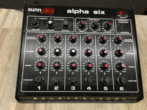 Sunn alpha six - alpha, pa
