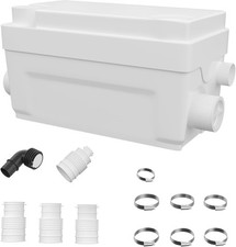 AidoFLO 400W Macerator Pump Waste Water Toilet Shower Sink 100L/min 2 Inlet