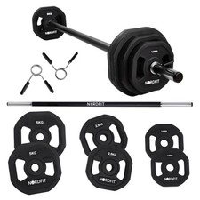 NORDFIT TPU Studio Pump Weights Set - 20kg barbell weight - Home gym exercise