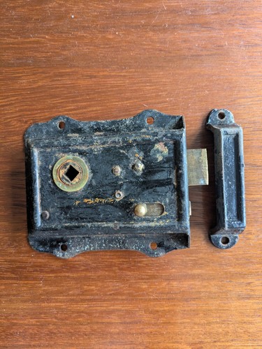 1930s bathroom rim lock - 1930s, wc