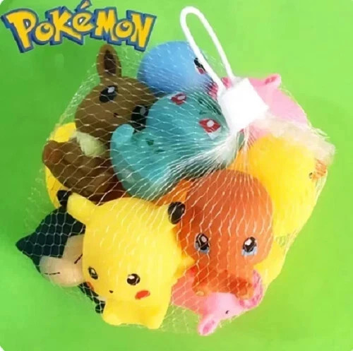 Pokémon squeaking bath toys - pokémon,