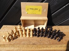 Vintage French Chess Set (