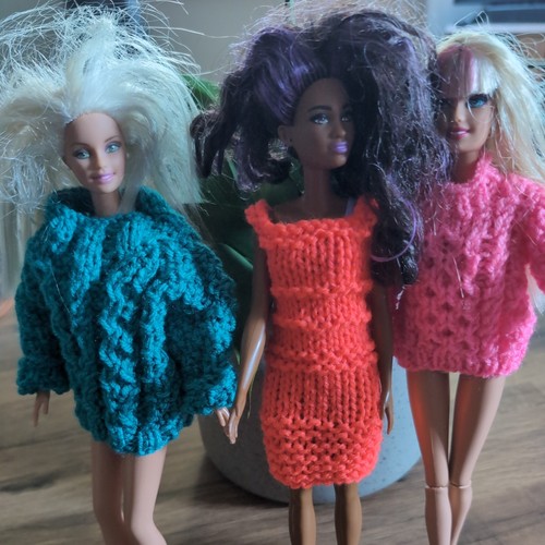 Handknitted outfits suitable - handknitted,