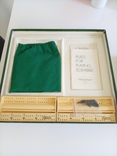 Vintage Scrabble Deluxe Built