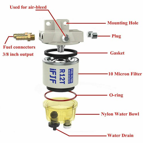 Fuel water separator - water,