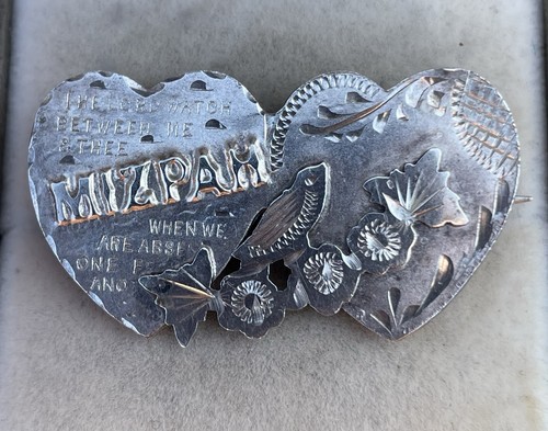 Antique mizpah victorian 925 - mizpah,