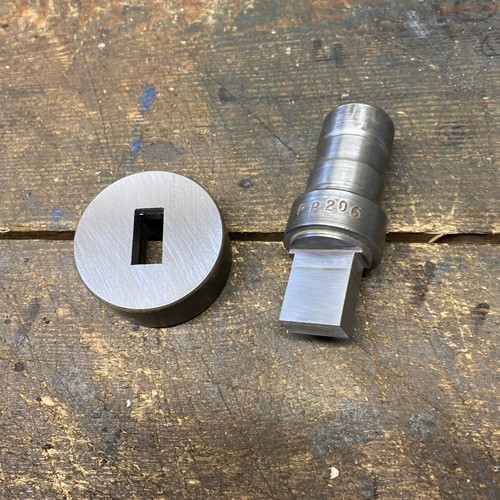 Fly press rectangular punch - rectangular, &