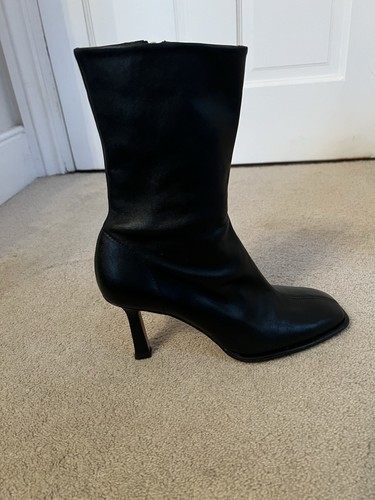 Zara square toe - zara, boots