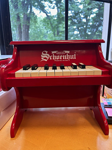 Schoenhut red toy piano since - schoenhut,
