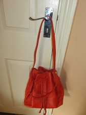 Boden Bright Orange Leather