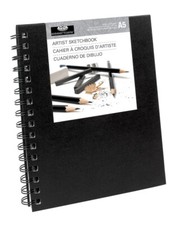 Royal Langnickel A5 Hardback Spiral Bound Artist Sketchbook 80 Sheet Drawing Pad