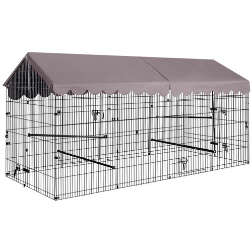 Super large metal chicken coop - chicken,