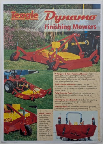 Teagle dynamo finishing mowers - teagle,