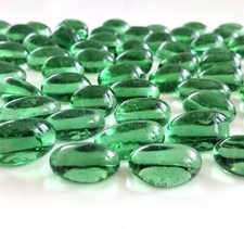 Decorative Round Glass Pebbles / Stones Choice of Colours & Quantities