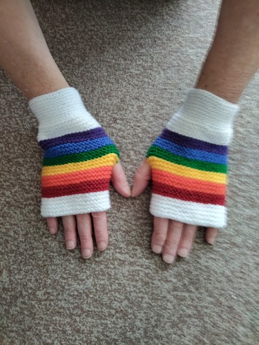 Fingerless gloves wrist - /,