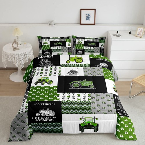 Feelyou tractor comforter set - tractor,