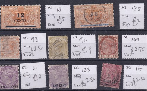 Mauritius collection qv - (8),