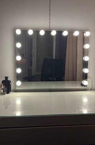 Led lighted hollywood vanity - lighted,