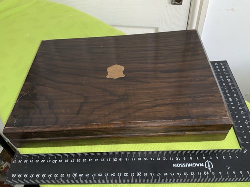 Vintage retro wooden wood - wooden, box