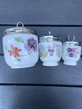 3 Royal Worcester Egg Coddlers. JUMBO, KING, STANDARD,