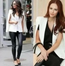 Zara White Cape Kimono Poncho