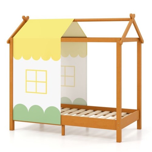 Kids house bed with roof - bed,