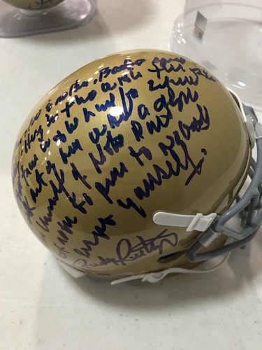 Rudy ruettiger signed full - rudy,